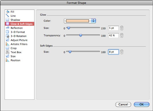 shadow text in word for mac 2011